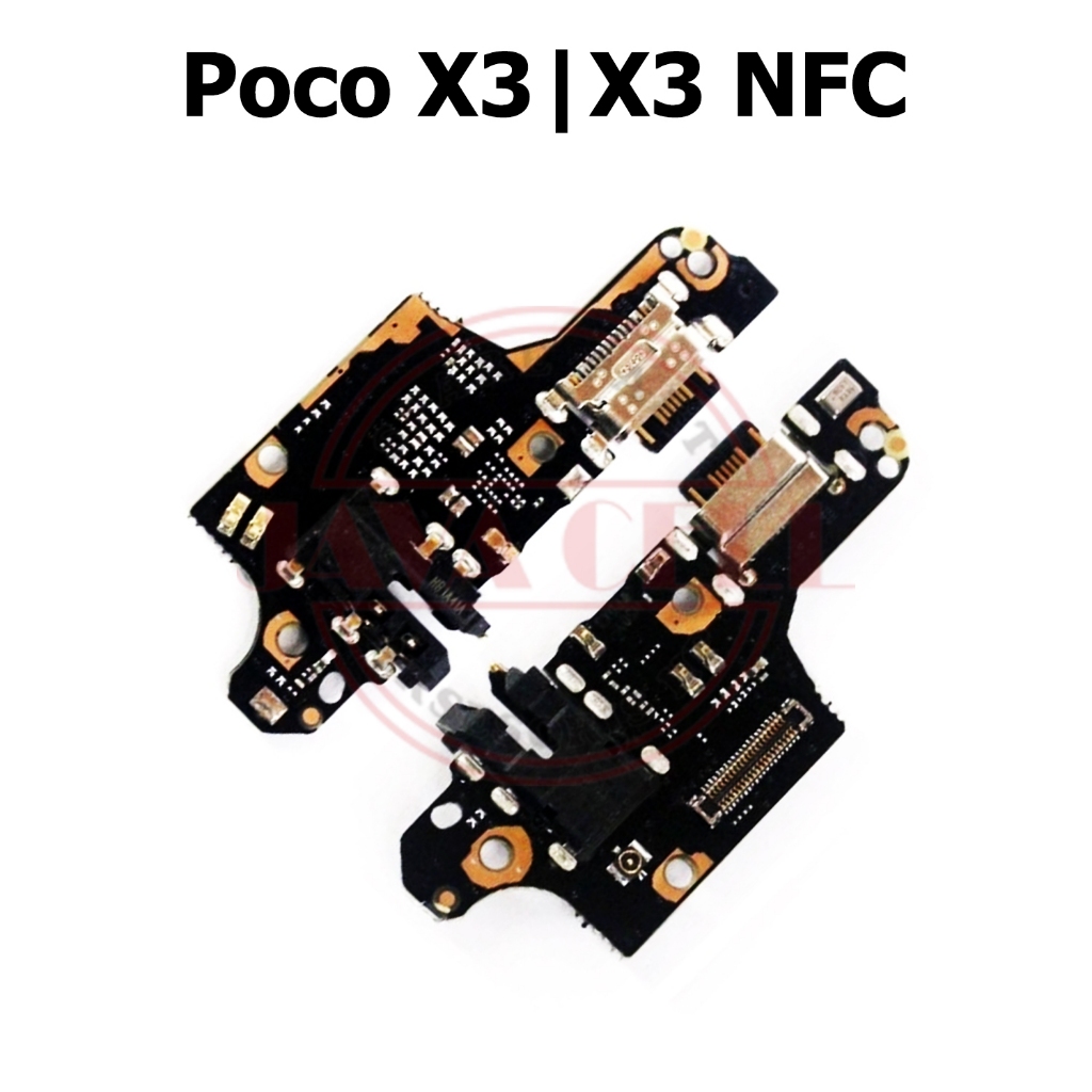 Flexible Konektor Charger + Mic Xiaomi Poco X3 / X3 NFC / X3 Pro Original