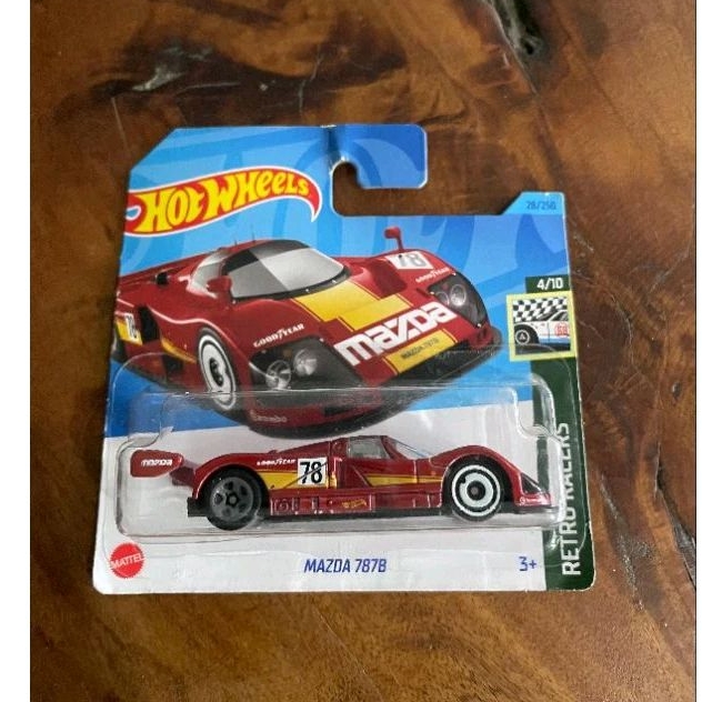 Hot wheels Mazda 787B short card/belister