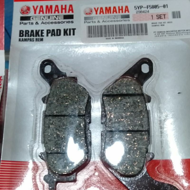 kampas rem depan motor yamaha jupiter z original resmi yamaha