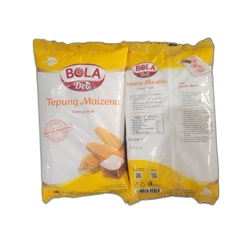 

Tepung Maizena Bola Deli 500 Gram