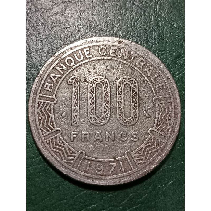 Koin Kamerun 100 Francs  Tahun 1971