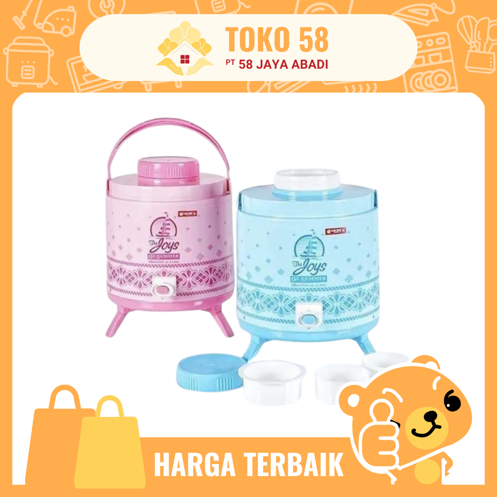 [COD] Jumbo Air Panas 10 Liter Drink Jar Hot & Cold Milano 10 Liter D-9 - Lion Star