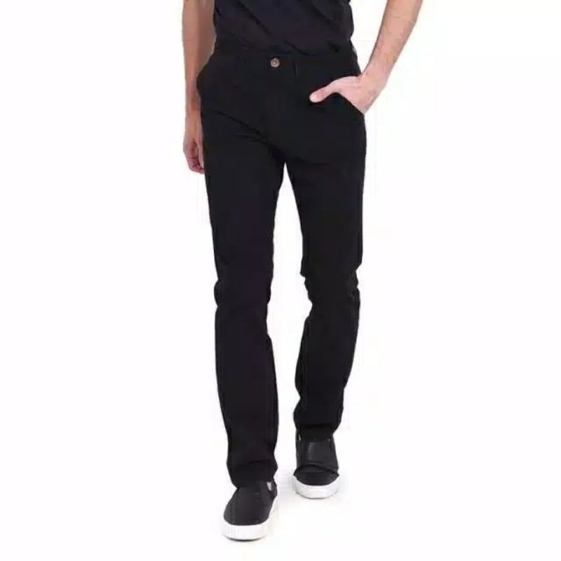 LOIS_Celana Warna HITAM Panjang Jeans Original ‼️