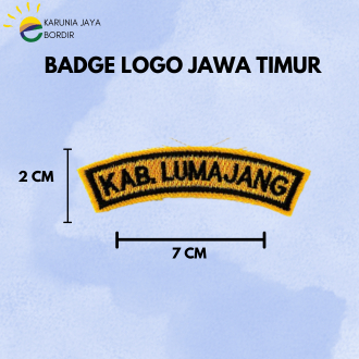 Logo Bordir Kabupaten Lumajang / Logo Kabupaten Lumajang / Bordir Logo Kabupaten Lumajang / Bordir K
