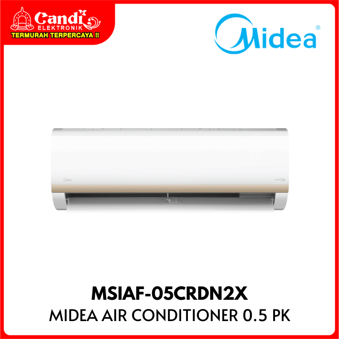 AC MIDEA SPLIT MSIAF-05CRDN2X 0,5 PK INVERTER MSIAF05CRDN2X MSIAF 05CRDN2X AIR CONDITIONER
