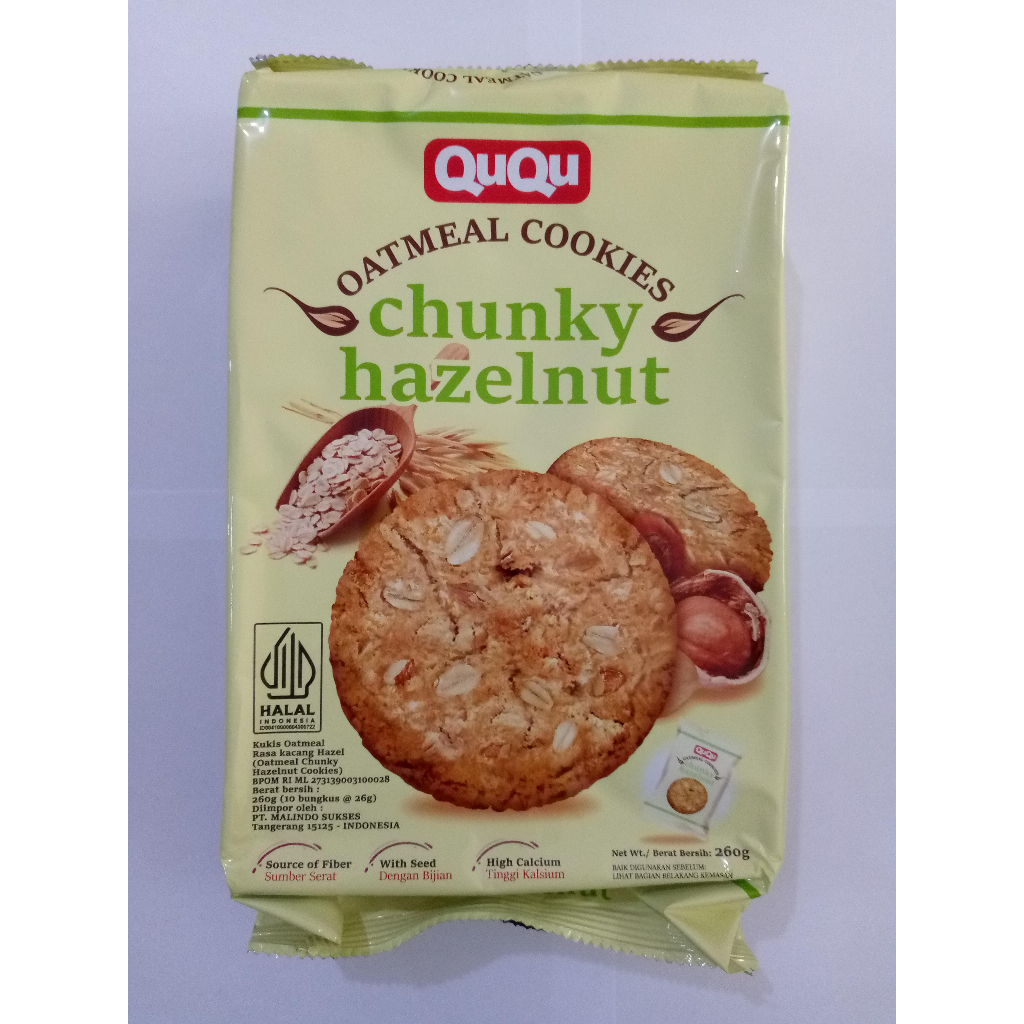 

QUQU Oatmeal Cookies 260gr Biskuit Cookies Aneka Varian Rasa