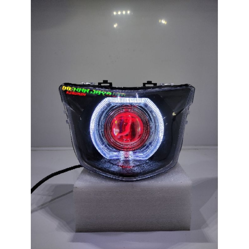 Mika Reflektor Lampu Depan Yamaha MX King 150 V1 Mx King Pertama Custome Ala Ala Biled BILLED PROJIE