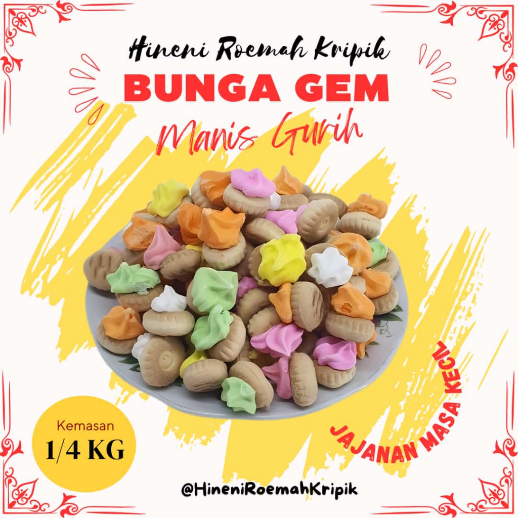 

Kue Bunga Gem
