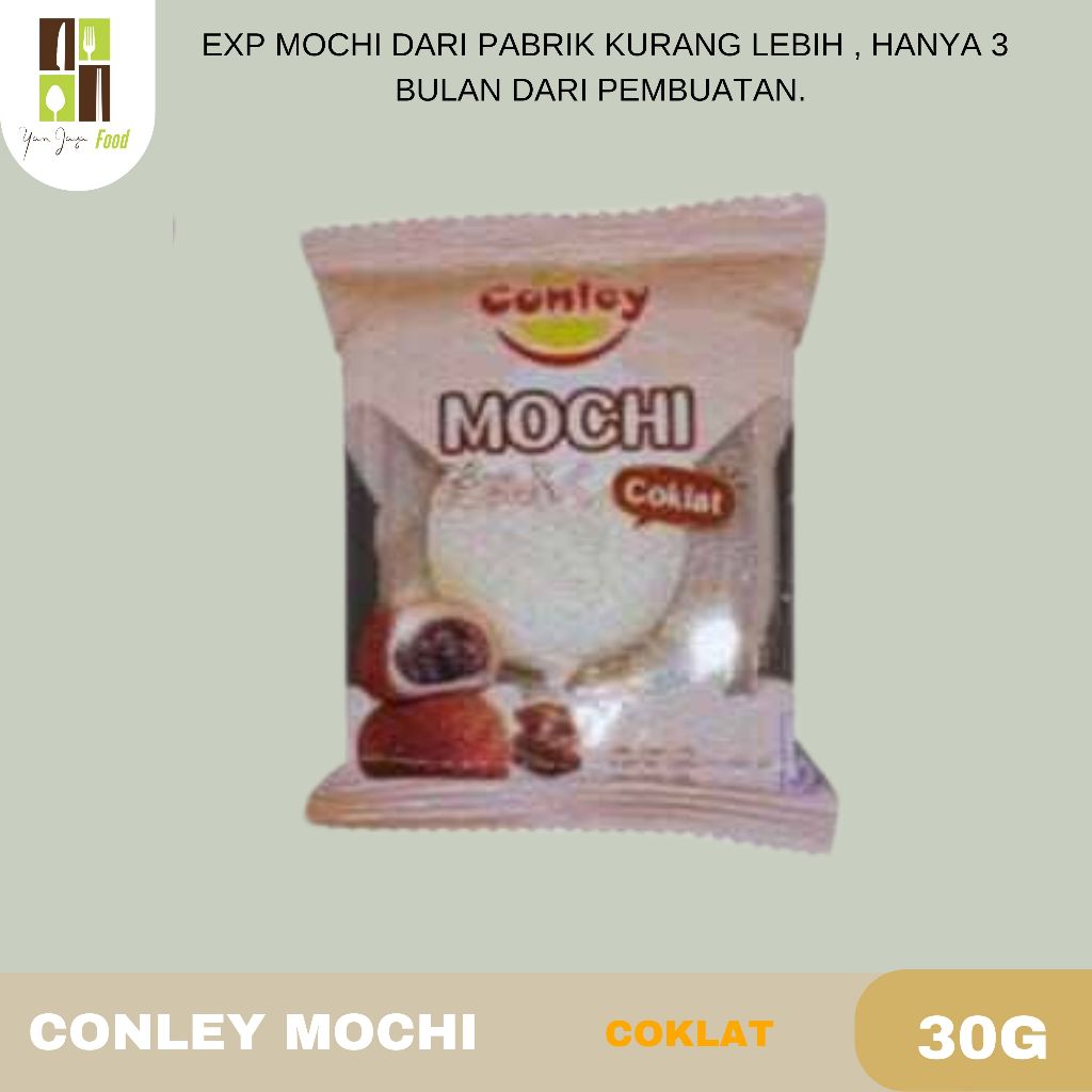 

Mochi Conley / Mochi Jepang/ Mochi Viral / Kue Moci / Lembut / Rasa Matcha / Cokelat / Stroberi / Mangga / Kacang /susu 30g 1pcs