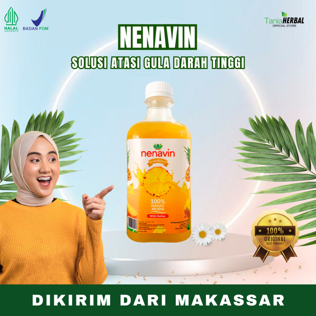 

NENAVIN - Cuka Buah Nanas Original Organik Membantu Menurunkan Kadar Gula Darah Dan Obat Diabetes Herbal Alami Dikirim Dari Makassar