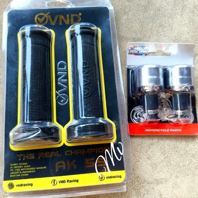 GRIP MOTOR VND Jalu Stang HandGrip VND AK 55 plus Jalu original RG SILVER