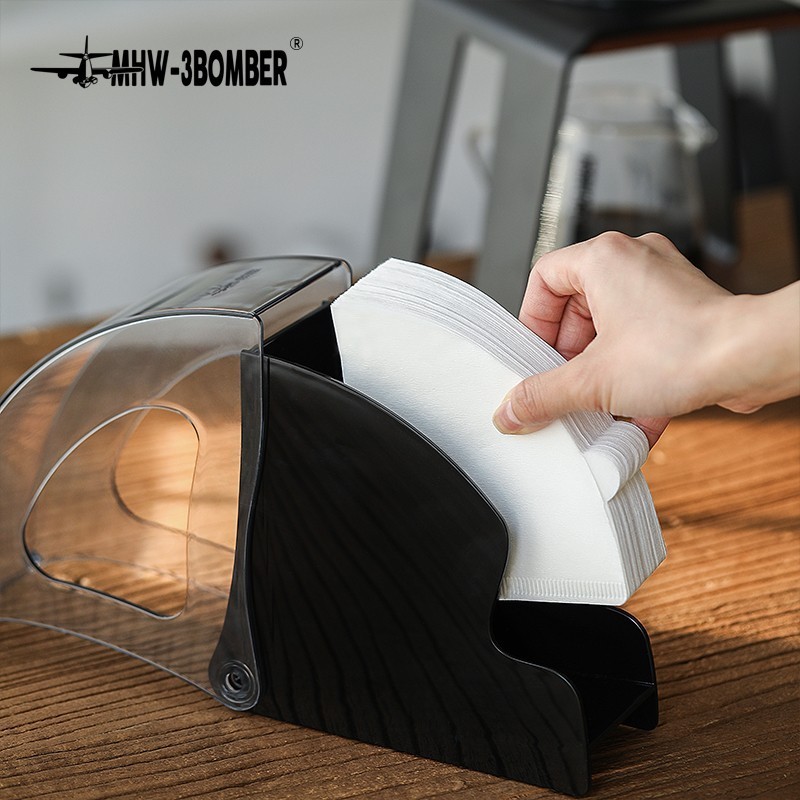 MHW-3BOMBER Snail Coffee Filter Paper Holder / Tempat Penyimpanan Kertas Saringan kopi Storage Box