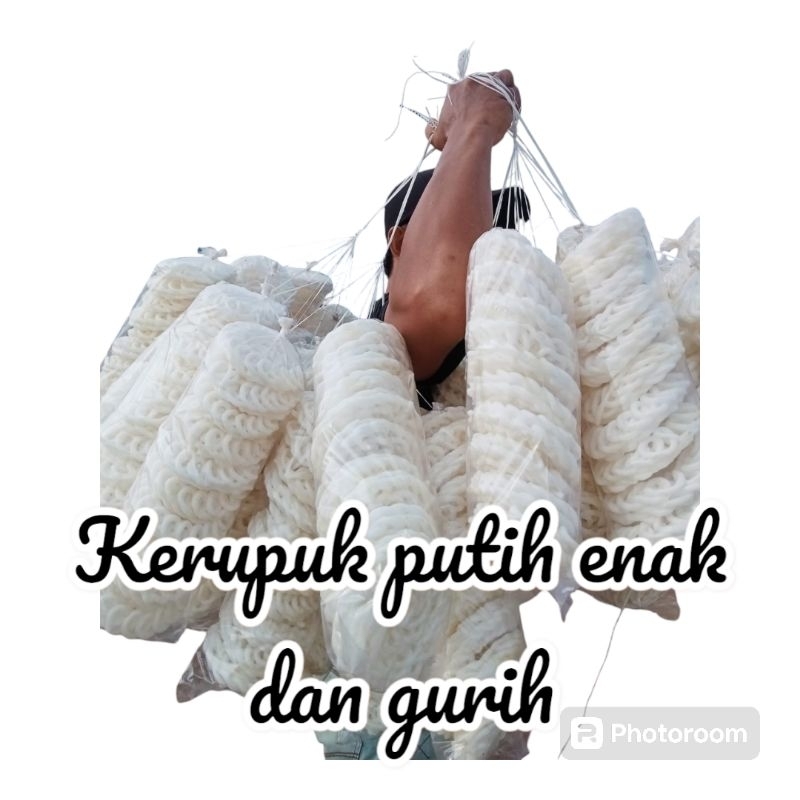 

KERUPUK PUTIH RASA BAWANG ENAK DAN GURIH