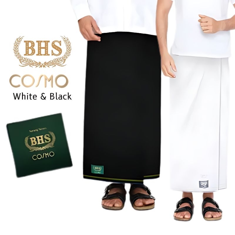 Sarung BHS Cosmo Gold Hitam BHS Silver Putih Polos Original CHP CPP