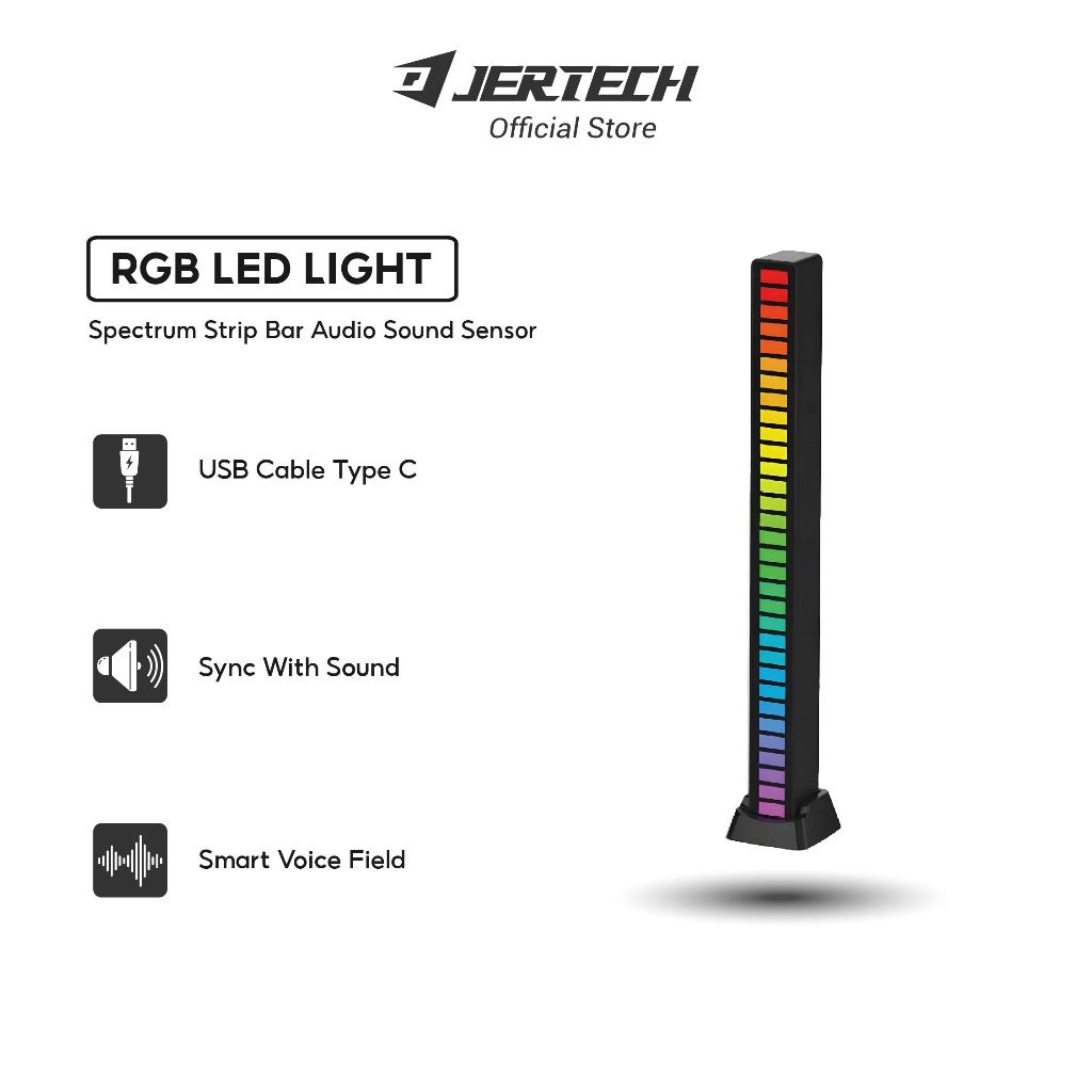 Lampu RGB LED Musik Spectrum Strip Bar Audio Sensor Suara AH060