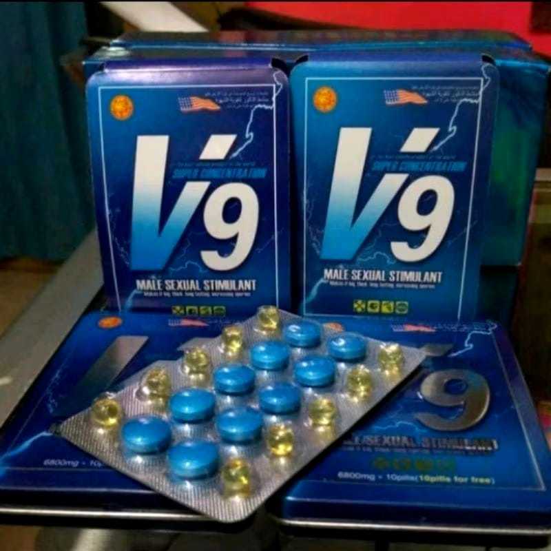 V9 ORIGINAL OBAT PENAMBAH STAMINA PRIA KUAT TAHAN LAMA 100% AMPUH