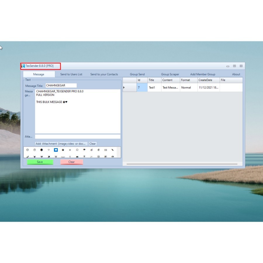 TexSender PRO 8.8 Telegram Bulk Sender Marketing Full Vers1on
