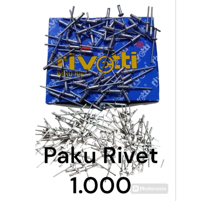 PAKU RIVET Rivetti 435 isi 1000 3.2 mm x 9.5 mm - Paku Rivet Seido - Paku Rivet isi 1000 - paku Rife