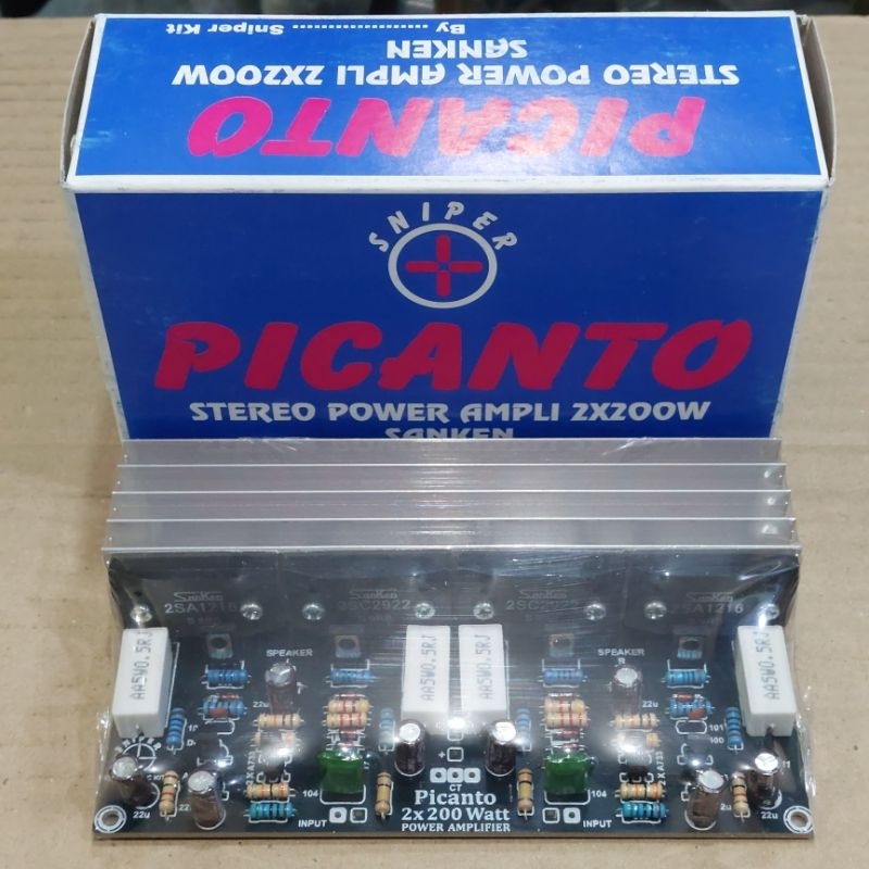 Kit Stereo Power 2x200 watt /Picanto