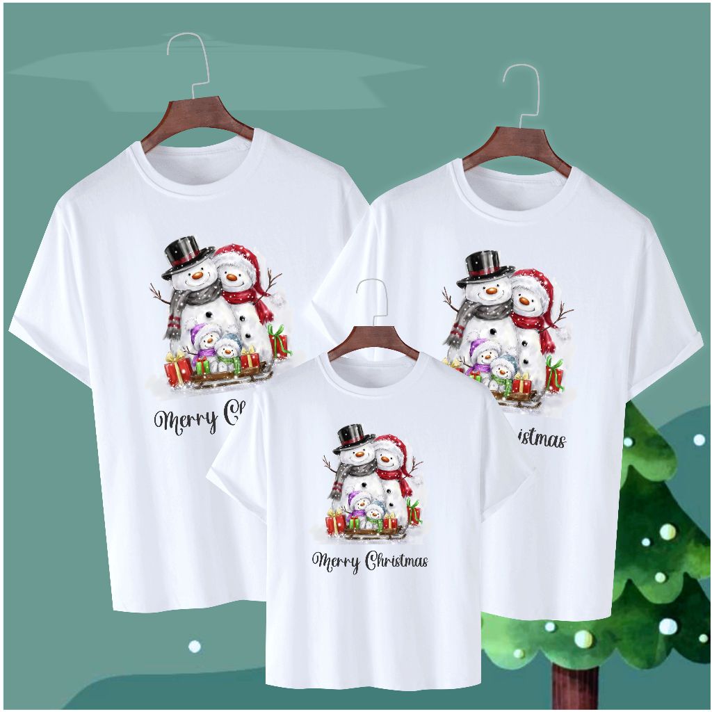 KAOS NATAL COUPLE KELUARGA / KAOS NATAL ANAK / KAOS NATAL DEWASA/KAOS NATAL COUPLE FAMILY / KAOS NAT