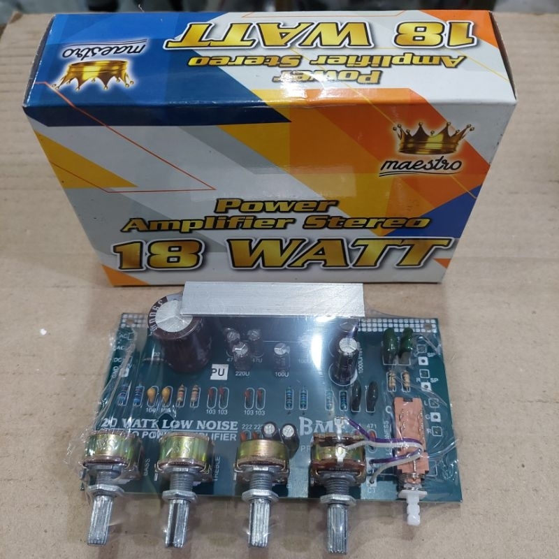 Kit Power Amplifier Stereo 18 Watt