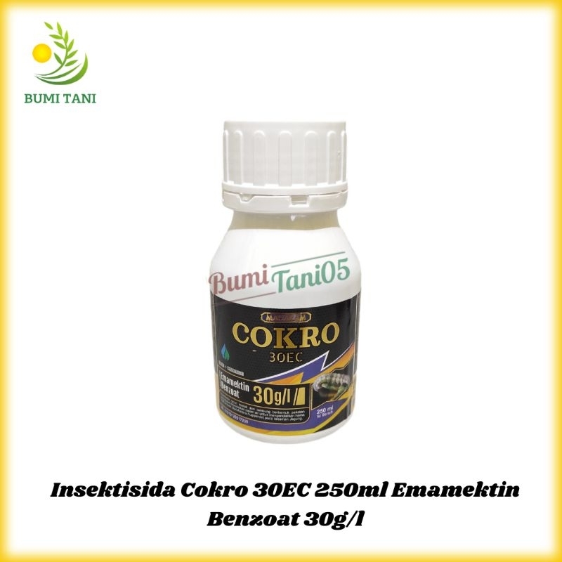 Insektisida Cokro 30EC 250ml Emamektin Benzoat 30g/l Pembasmi Hama Ulat Tanaman