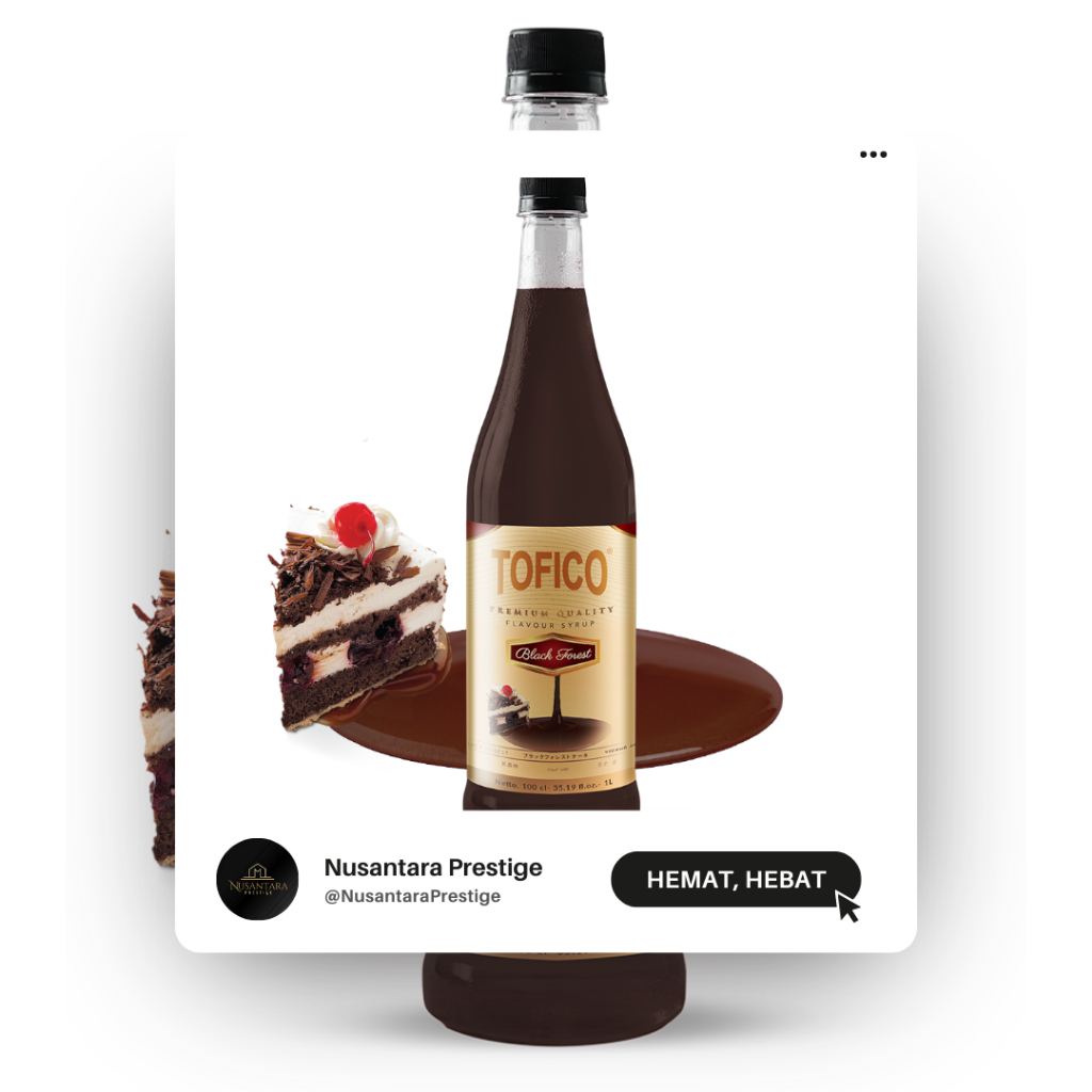 

Sirup Tofico Toffieco Blackforest