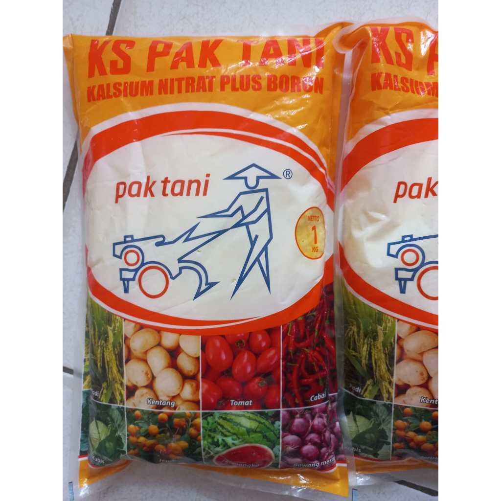 Pupuk kalsium nitrat plus boron 1kg ks pak tani