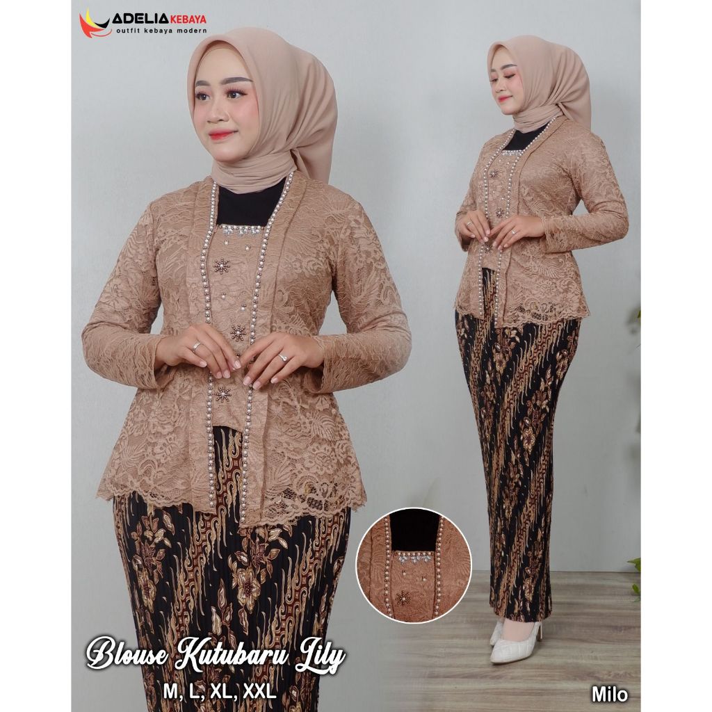 Kebaya blouse kutu baru Kebaya kutu baru payet kebaya modern
