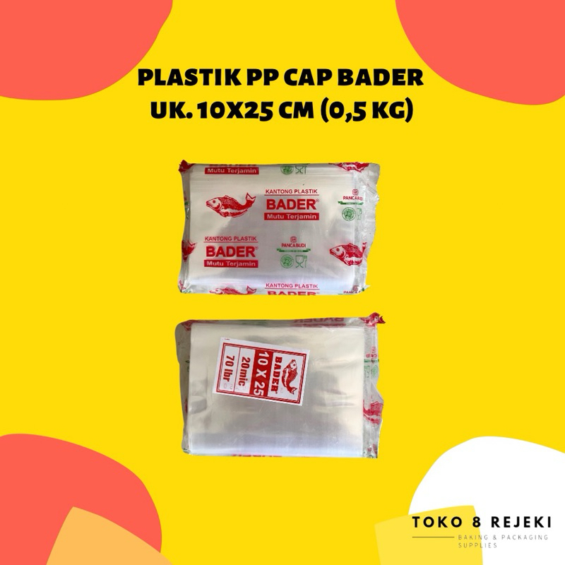 PLASTIK PP BENING CAP BADER UKURAN 10x25x02