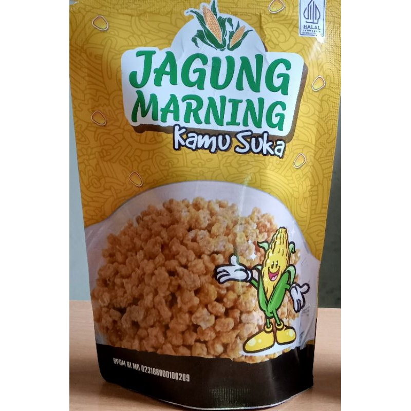 

Cemilan Snack Enak Jagung Marning cruncy kemasan poch