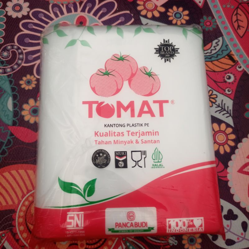 Plastik PE 14x45 Tomat / Tahan Minyak dan Santan