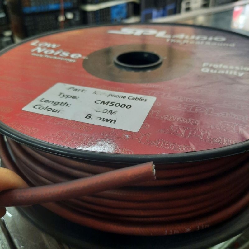 kabel mic SPL audio meteran