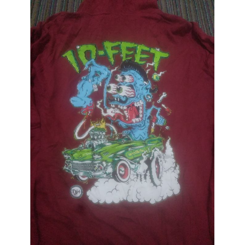 Rare 10 FEET  X  Seedless Hoodie Japan Band