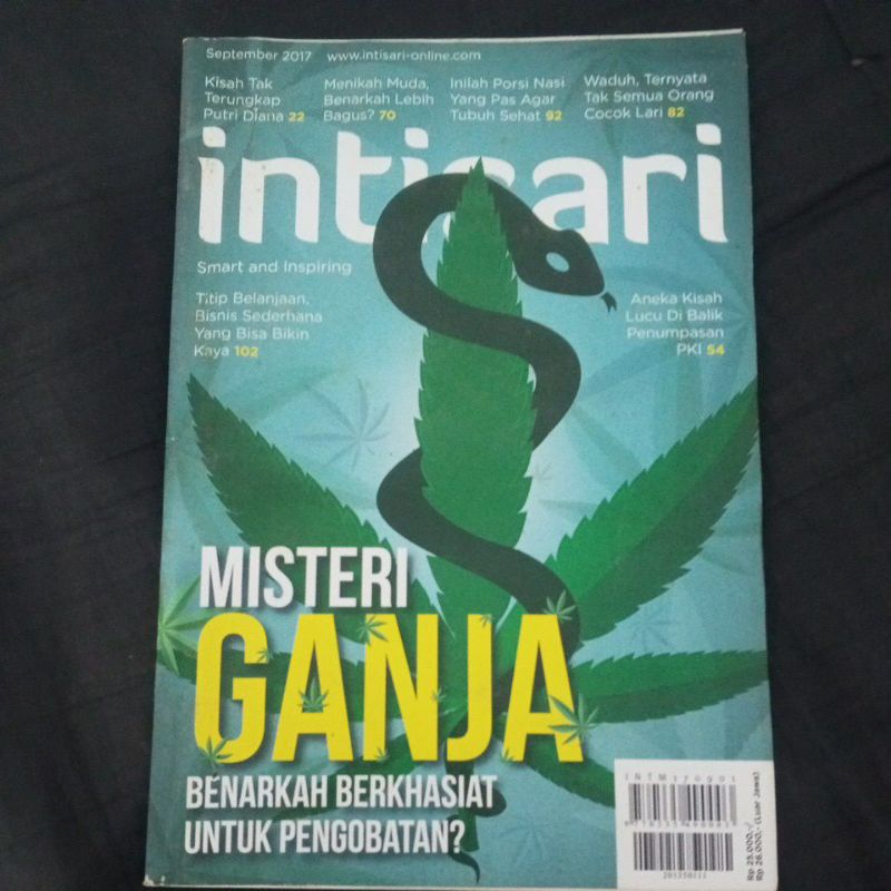 Majalah Intisari Bekas - Edisi September 2017