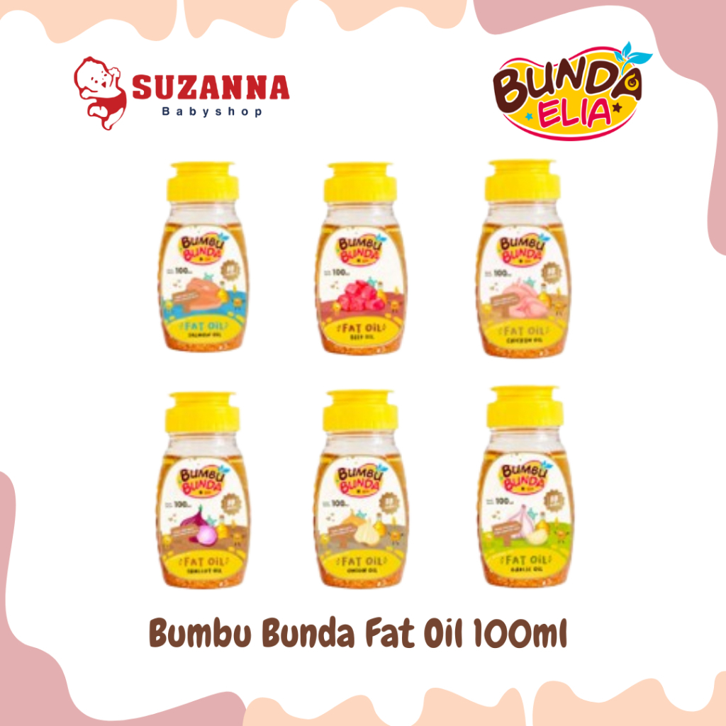 

Bumbu Bunda Elia Fat Oil 100ml - Minyak Masak Mpasi / Minyak BB Booster