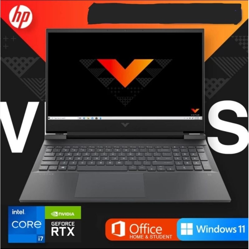 Laptop HP Victus 15-FA0008TX INTELCORE I7-12700H RTX 3050 16GB 512GB W11+OHS