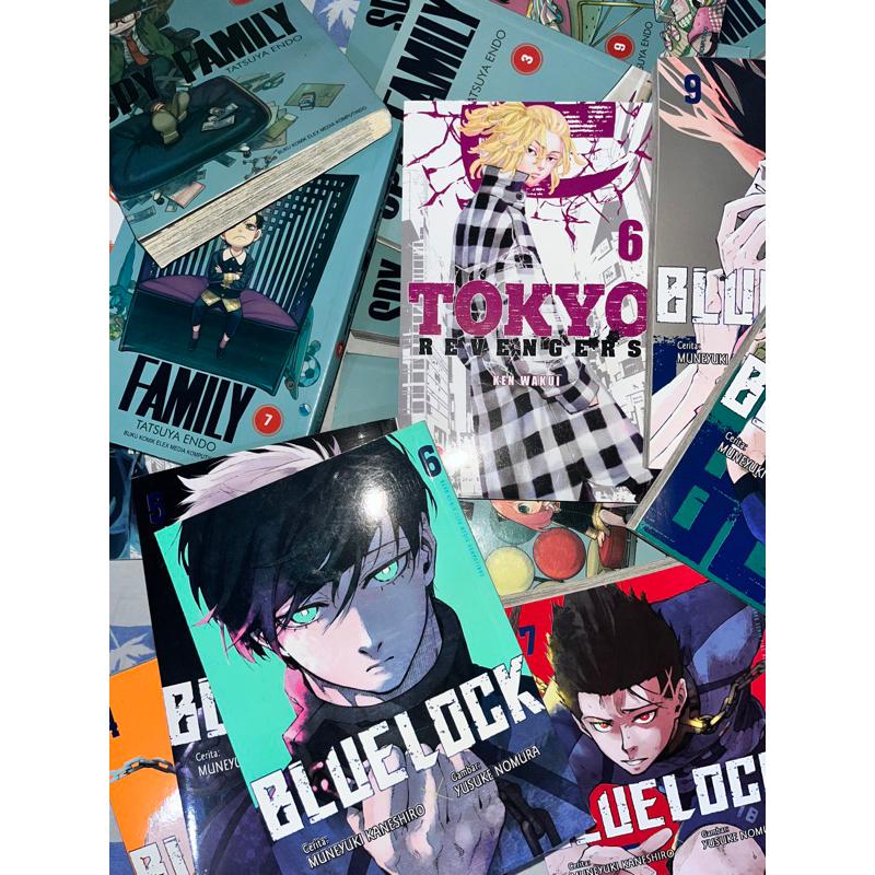 preloved komik | komik blue lock tokyo revengers spyxfamily set
