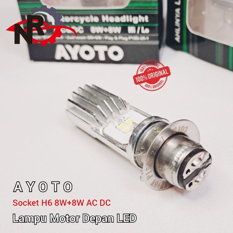 Lampu LED Motor Bohlam Depan Motor LED Beat Vario 110 Scoopy Mio Sporty Smile Soul GT 115 Fino 125 S