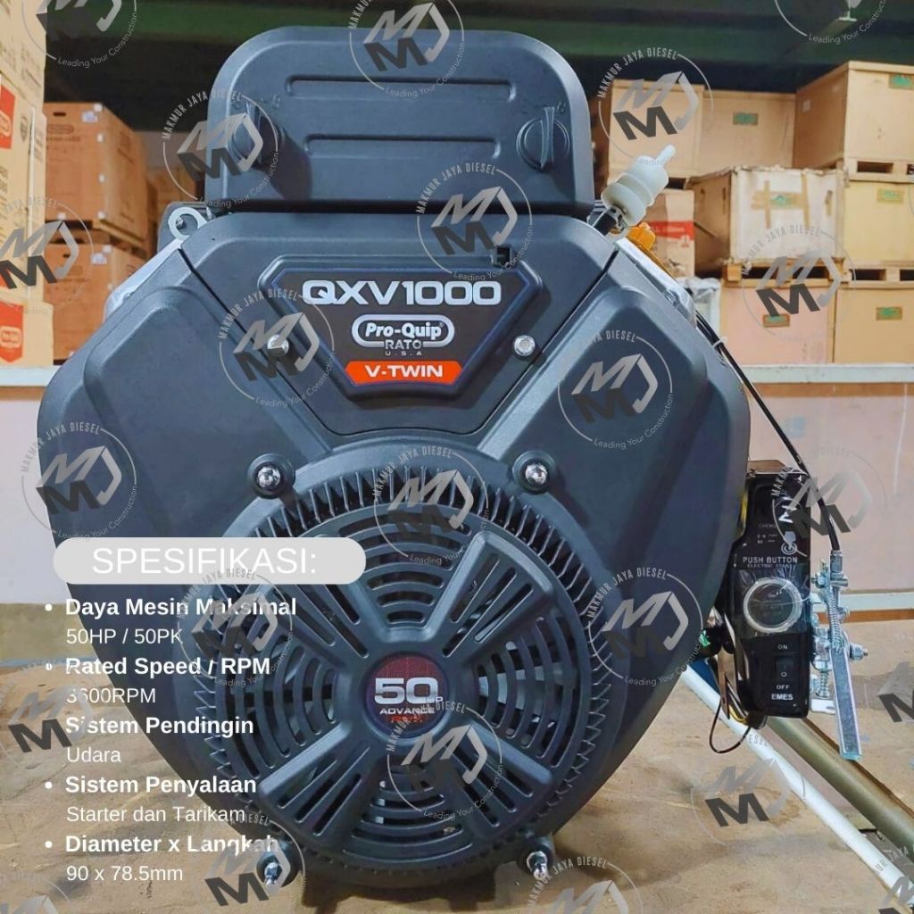Engine TwinTurbo Pro-Quip QXV1000 - 50HP
