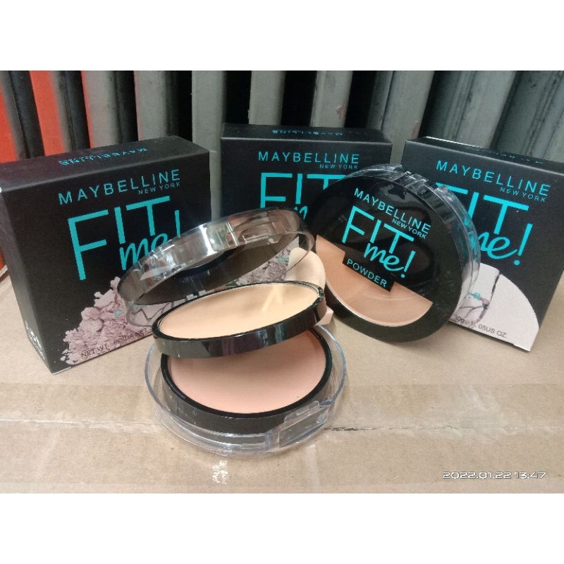 BEDAK MAYBELLINE FIT ME FOWDER KEMASAN 2 IN 1 BASAH DAN PADAT - FIT ME FOWDER 2 IN 1