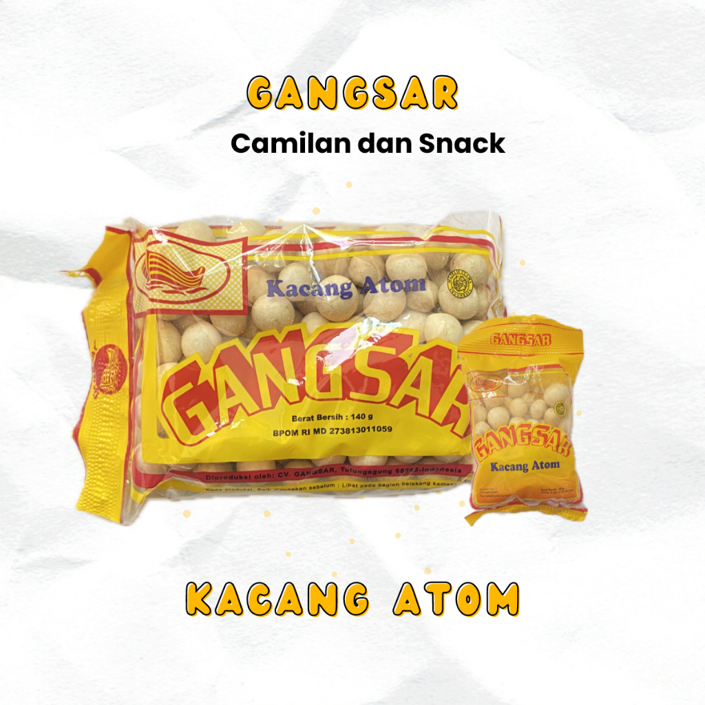 

KACANG ATOM SHANGHAI GANGSAR 95 | BESAR DAN KECIL