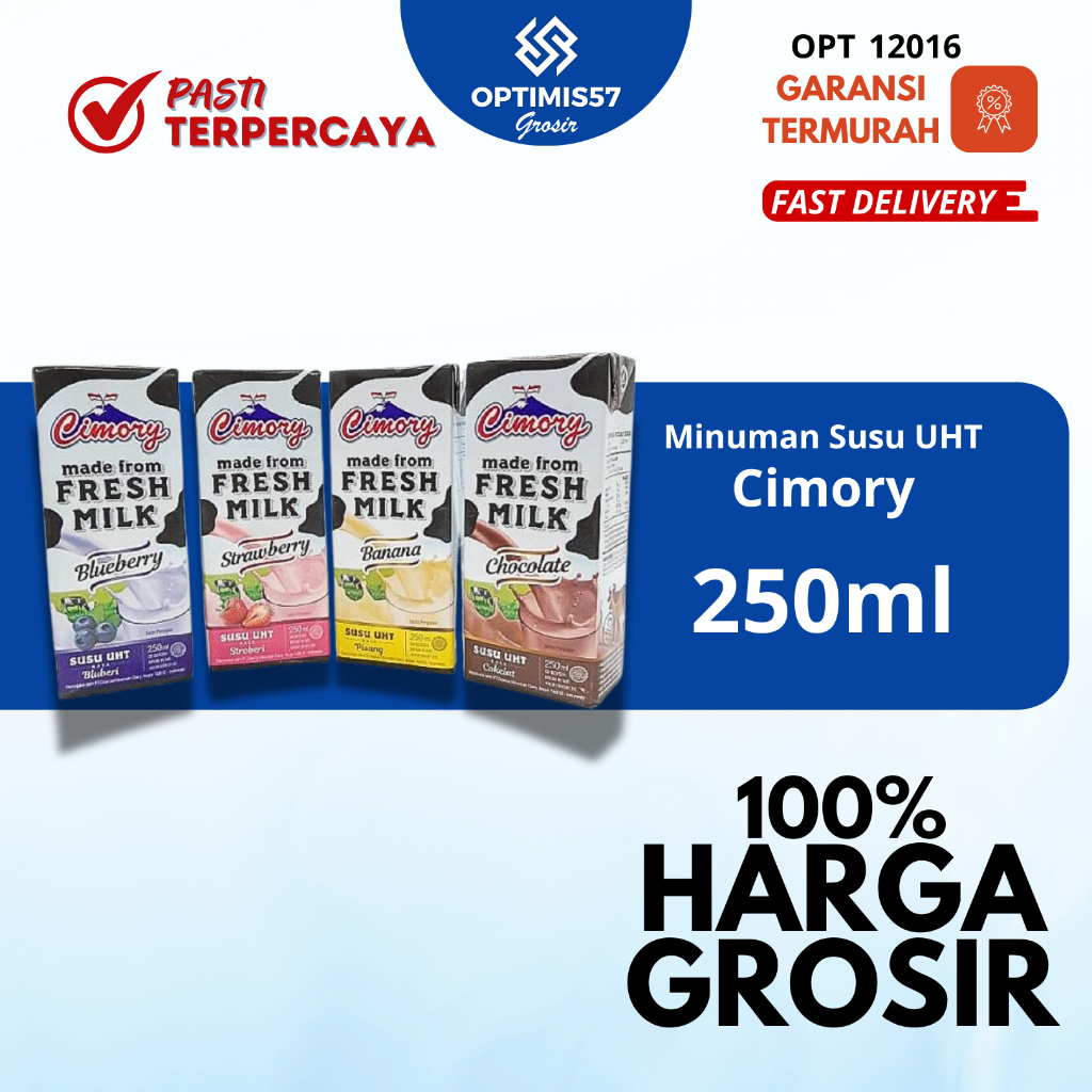 

Cimory 250ml | Minuman Susu UHT Cimory Grosir Termurah 24pcs OPT12016