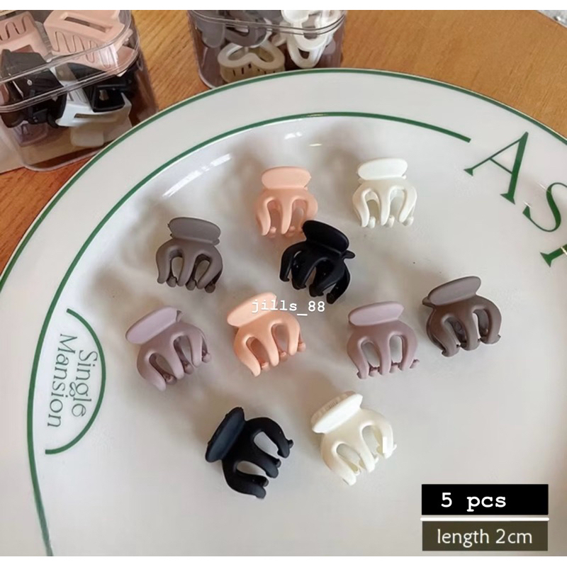 [10 pcs] Jedai doff mini jepit poni anak rambut karakter