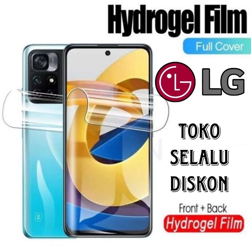 ANTI GORES HYDROGEL CLEAR BENING LG ARISTO 5 LPRIME V10 V20 V30 V38 V40 V50 V50S V60 STYLUS 2 3 STYL