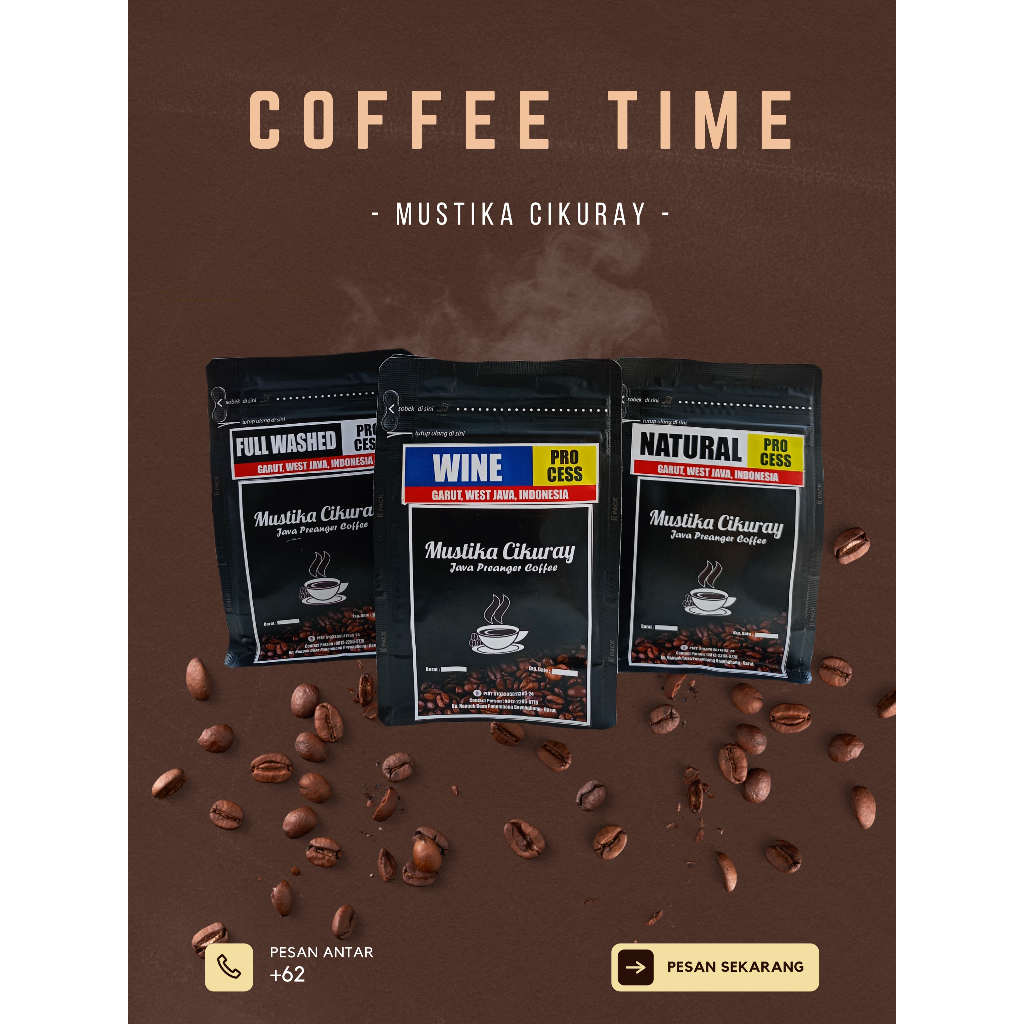 

KOPI MUSTIKA CIKURAY java preanger coffe