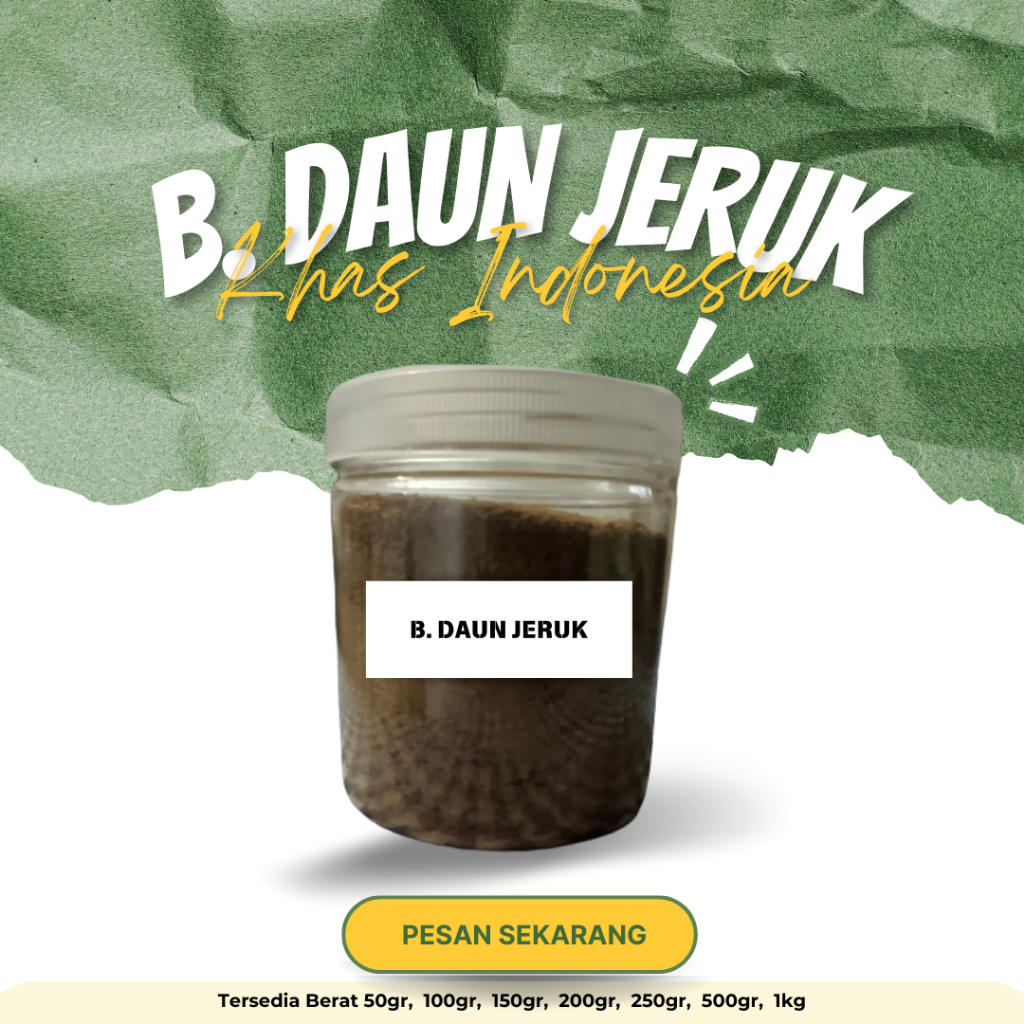 

SERBUK BUBUK HERBAL ALAMI DAUN JERUK