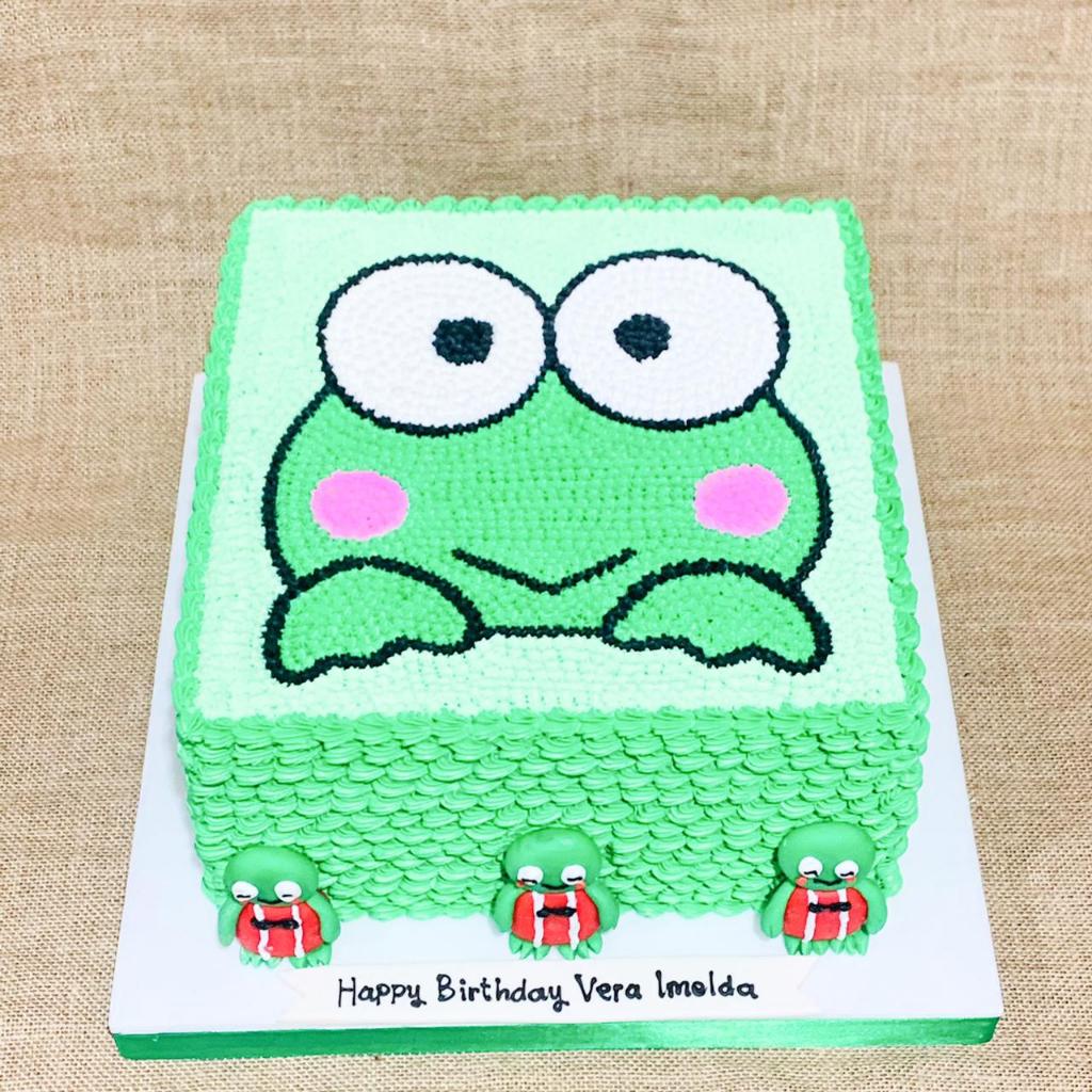 

Kue Ulang Tahun/Birthday Cake/Kue Ultah Tema Keroppi/kue Birthday Jakarta