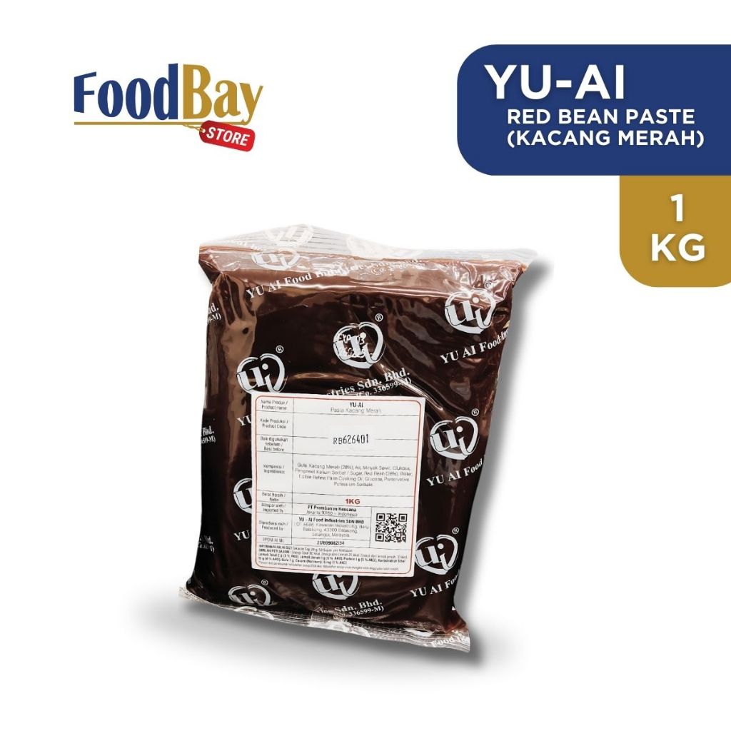 

Yu-ai yu ai Red Bean Paste Filling Kacang Merah Pasta kacang merah 1 Kg