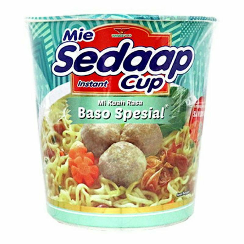 

Sedaap Mie instan cup rasa baso spesial 77g